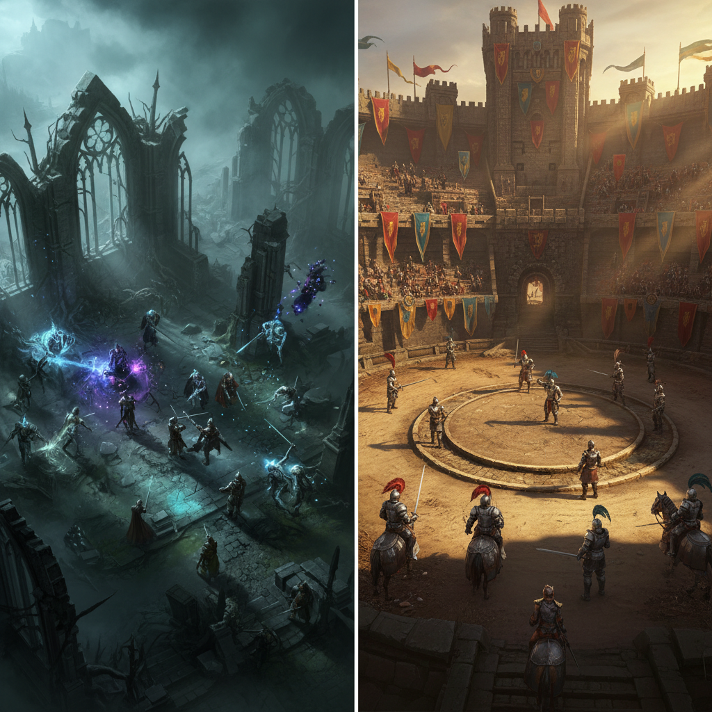 Path of Exile vs Arena Medieval: qual vale mais a pena em 2026?