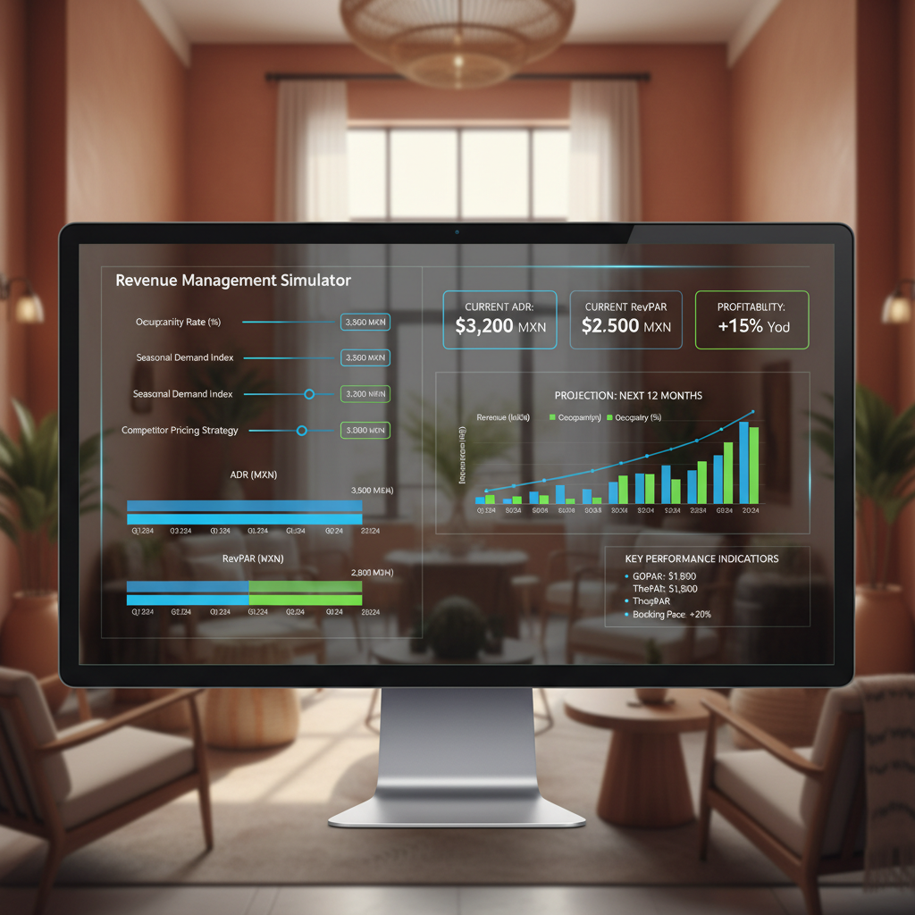 Simulador de Revenue Management: gratis para dueños de hospedaje